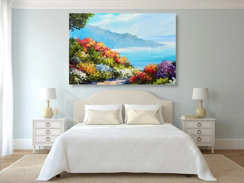 Quadro su tela – Vista sul mare