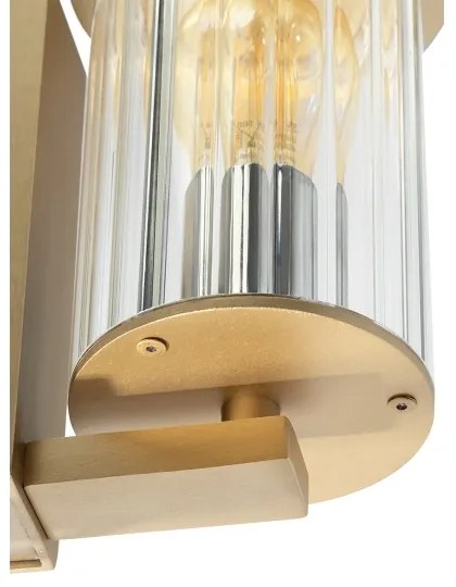 Argon 8752 - Applique da esterno NORFOLK 1xE27/15W/230V IP44 oro