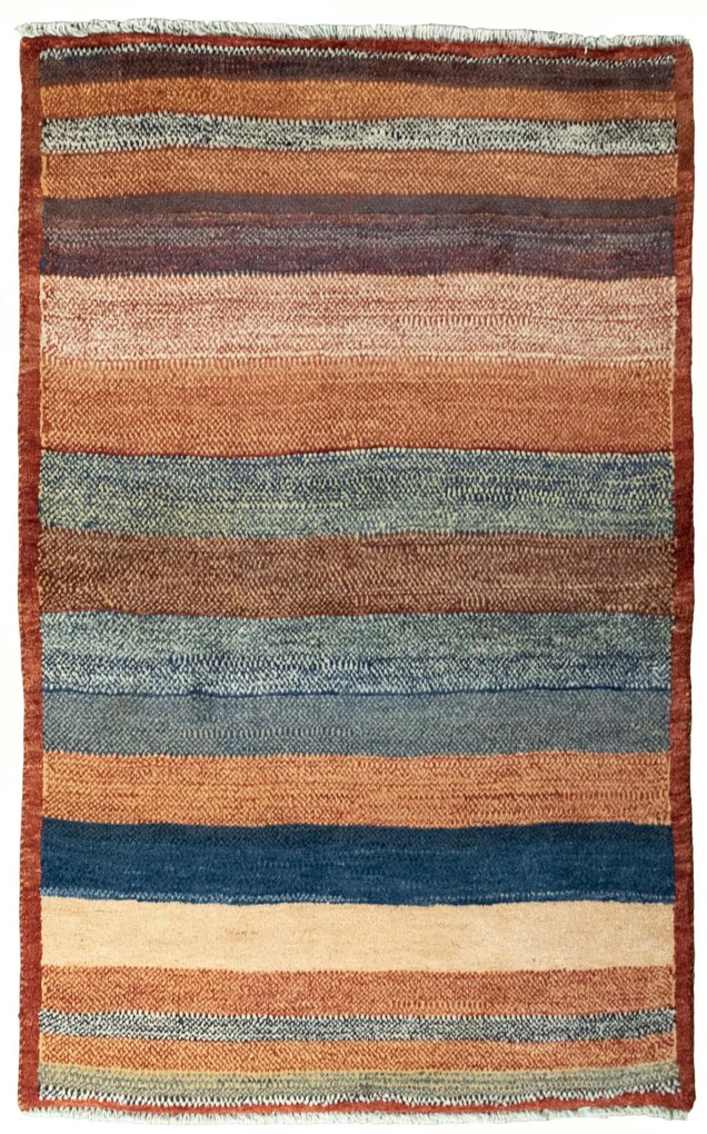 Gabbeh Tappeto 90 x 140 (Iran) Annodato A Mano
