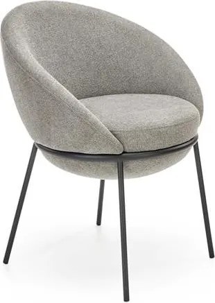 Sedia imbottita K482 grigio