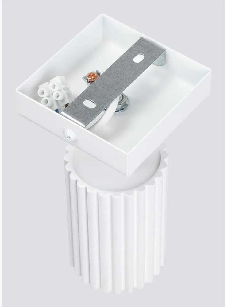 Faretto bianco 8x16 cm Gleam – Sollux