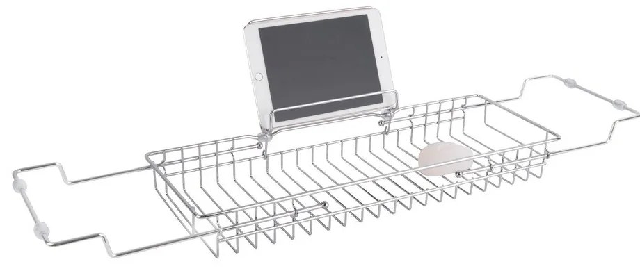 Supporto regolabile per vasca in metallo in argento Vasca, 61 - 86 cm - PT LIVING