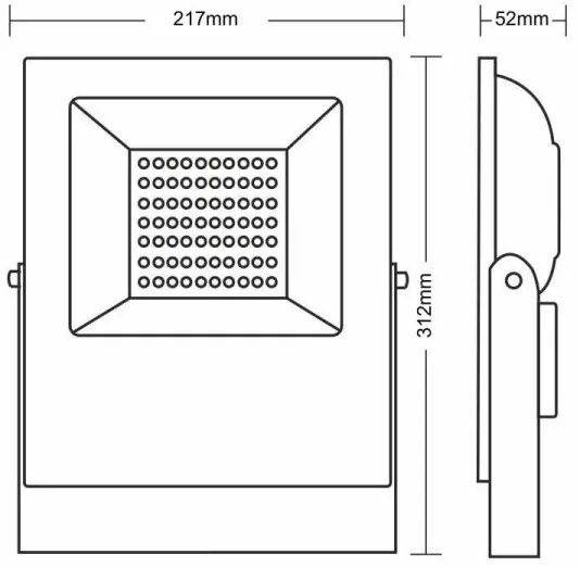 Riflettore LED PROFI PLUS LED/50W/230V 5000K