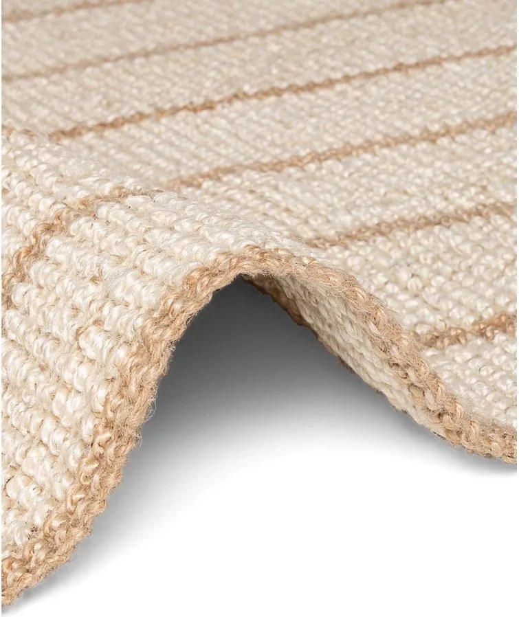 Tappeto in juta tessuto a mano color crema 160x230 cm Harvest Sierra - Elle Decoration