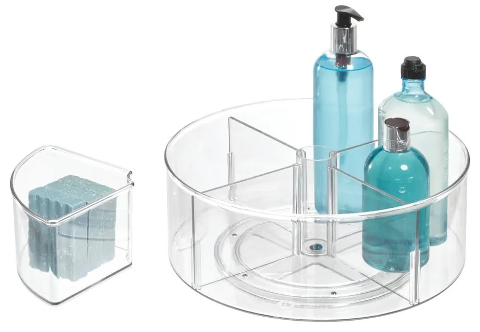 Contenitore rotondo trasparente iDesign The Home Edit, ⌀ 29 cm - iDesign/The Home Edit