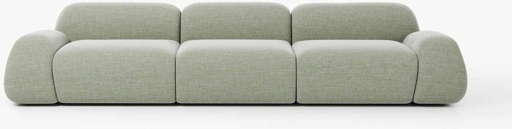 Divano componibile 4 posti in bouclé Wolke