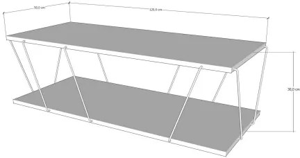 Tavolino da salotto LOLA in pino