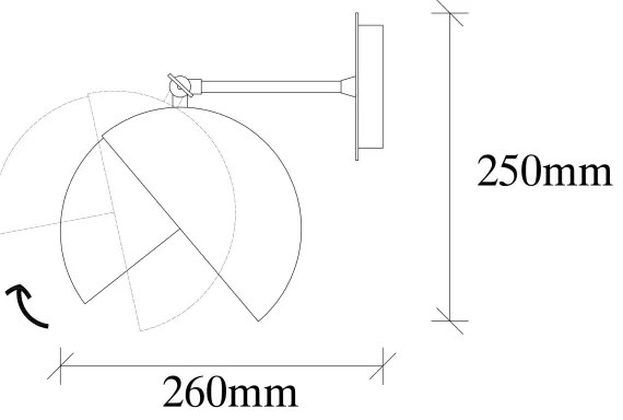 Applique BERCESTE 1xE27/40W/230V