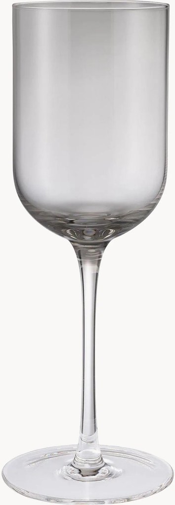 Set di 4 bicchieri da vino bianco in vetro soffiato Fuumi