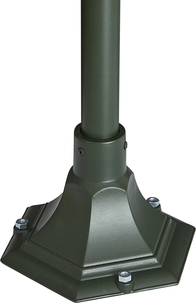 Lanterna da esterno classica verde scuro 135 cm IP44 - Berta