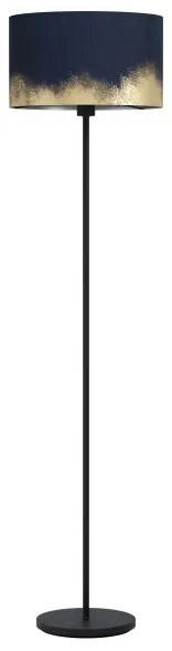 Eglo 39976 - Lampada con piedistallo CASUARITA 1xE27/40W/230V blu/oro