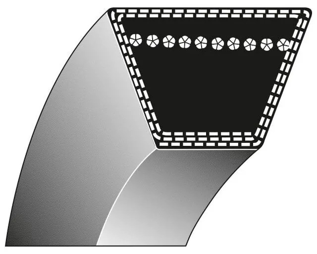 Cinghia trattorino rasaerba HUSQVARNA 8 x 670 mm 531005036 Royal 48S