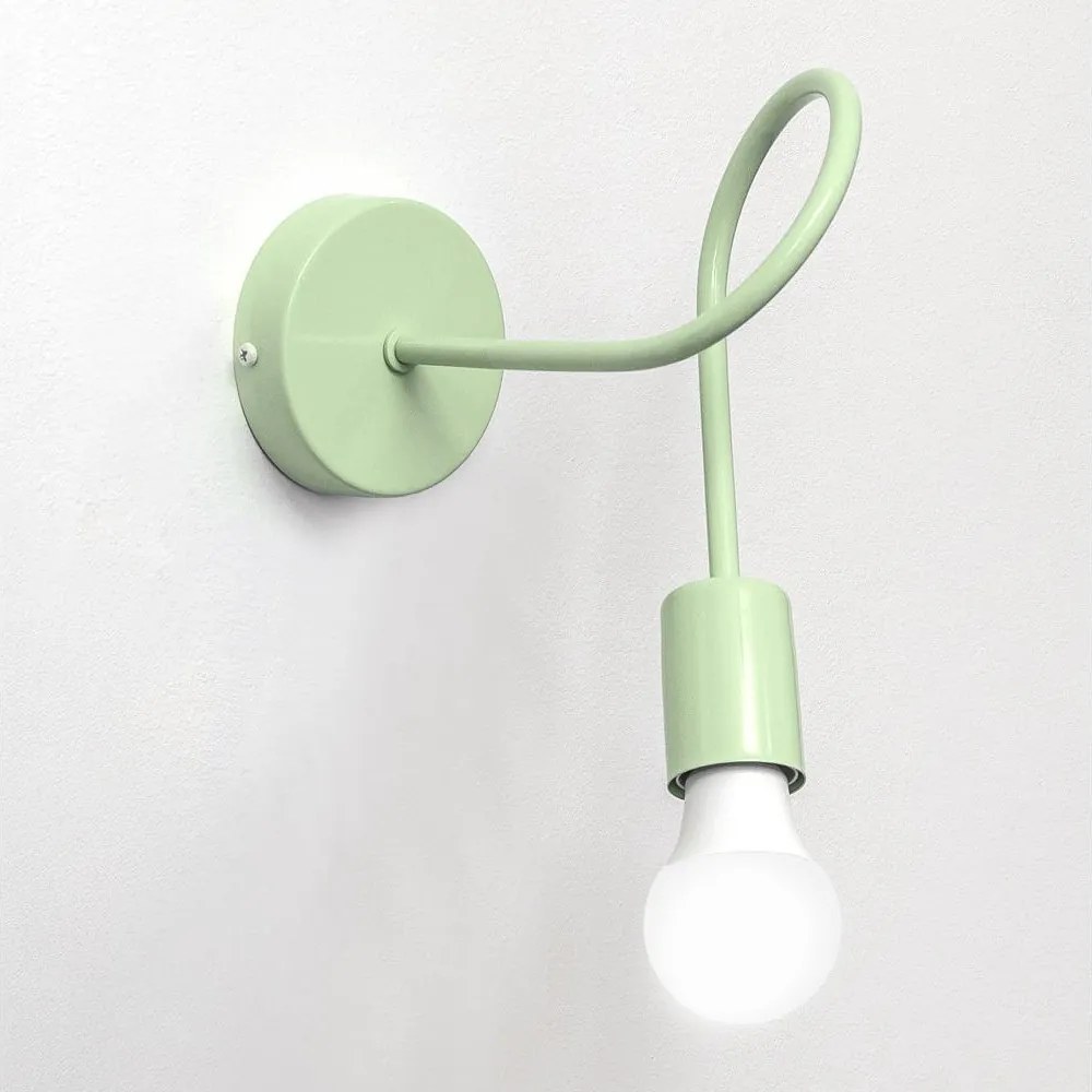 Lampada da parete flessibile OXFORD 1xE27/15W/230V verde