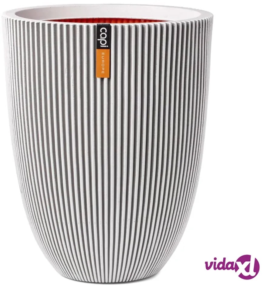 Capi Vaso Elegante Groove 34x46 cm Avorio