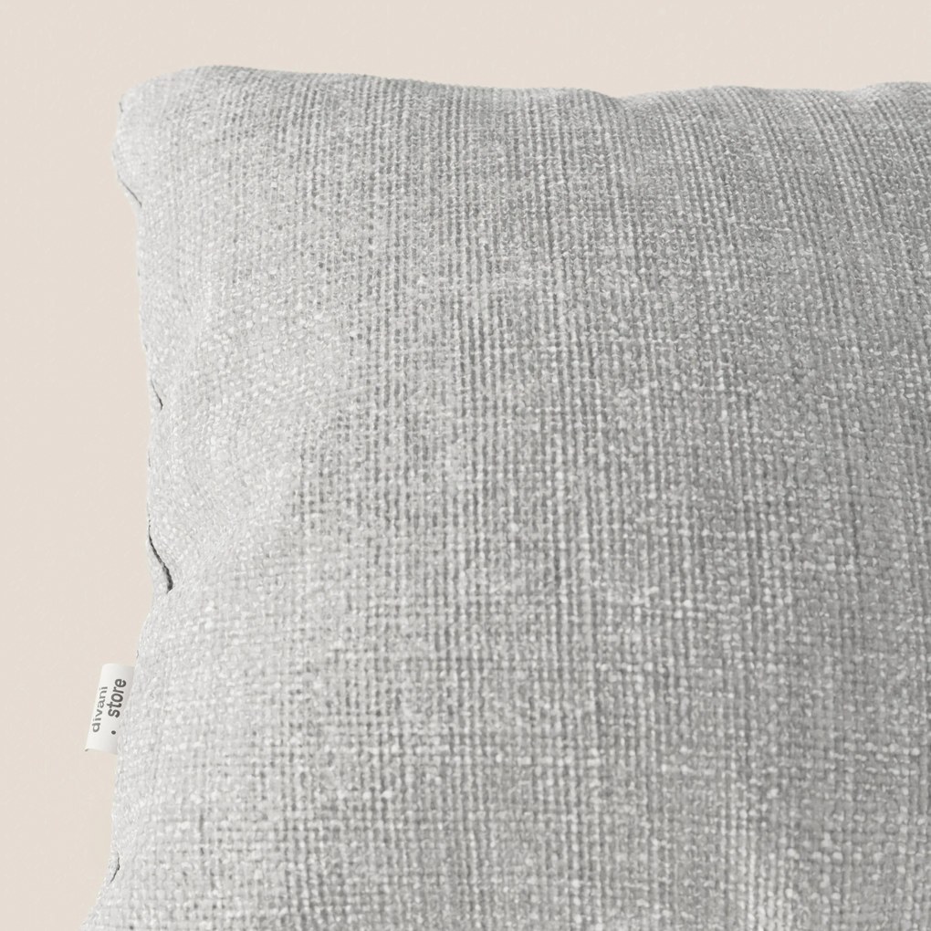 Lyon cuscino disponibile in diversi colori realizzato in morbido tessuto intrecciato impermeabile T06 grigio
