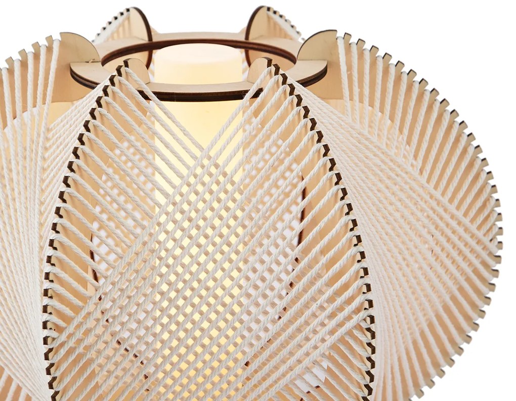 Lampada da tavolo Japandi beige 45 cm - Gertie