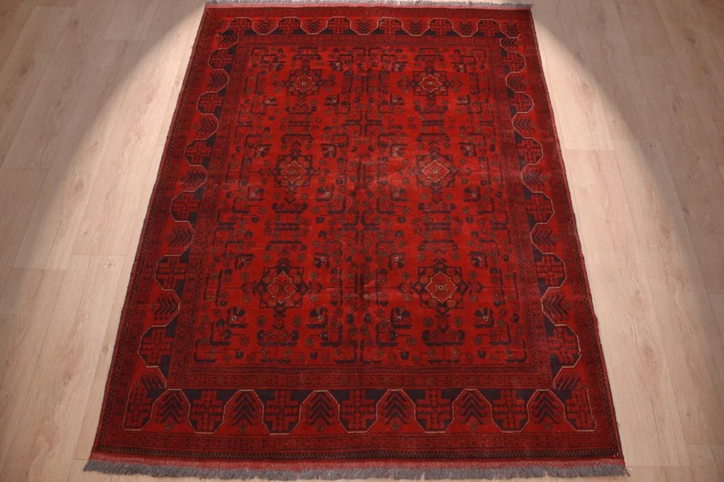 Tappeto 200x150 (Afghanistan) Annodato A Mano