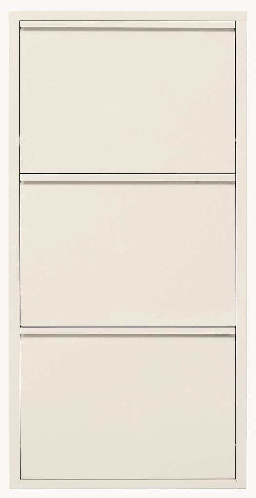 Scarpiera da parete con scomparti a ribalta Caruso