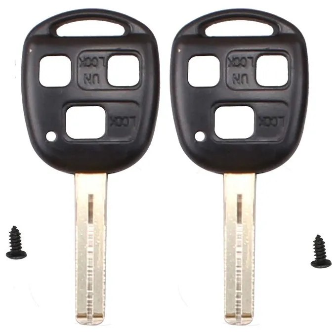Guscio Chiave Telecomando 3 Tasti Vuoti Con Lama TOY48 Batteria Su Circuito Senza Transponder Per Lexus GS300 GS400 GS430 GX470 IS300 IS400 IS430 LX470 RX300 RX350
