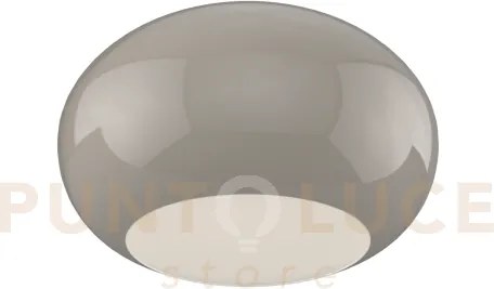Casper plafoniera 55 cm 3 luci attacco e27 montatura bianca vetro t...
