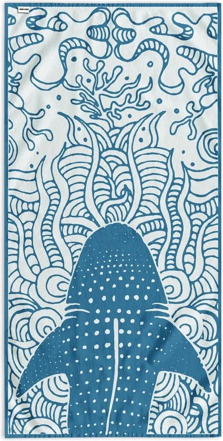 Telo mare blu 90x180 cm Shark - DecoKing