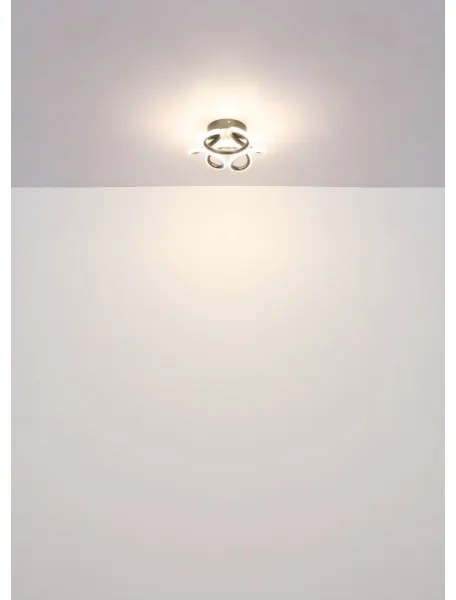 Globo 67386-24A - Lampada LED da soffitto MELISAND 24W/230V Ø26 cm nera