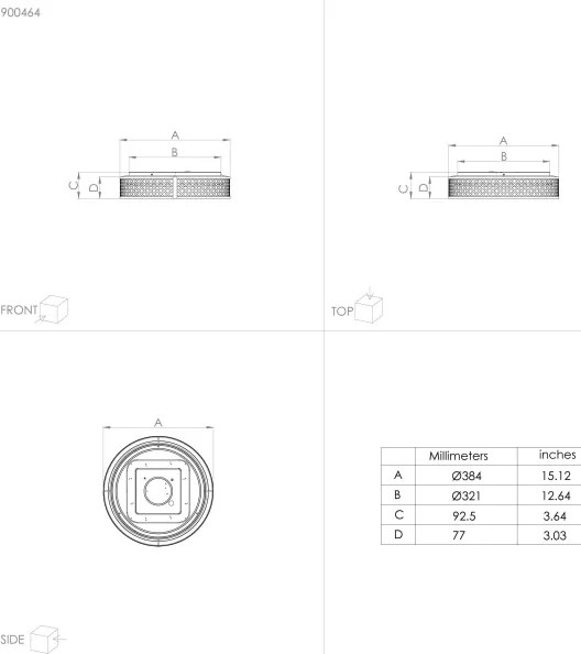 Eglo 900464 - Plafoniera LED LUPPINERIA LED/24W/230V