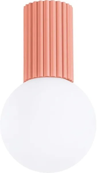 Sollux SL.1753 - Plafoniera da bagno HALO 1xG9/8W/230V IP44 rosa