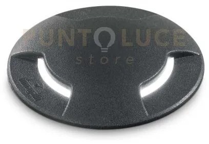 Way round segnapassi ip67 1 luce attacco gx53 nero 16cm triplo fasc...