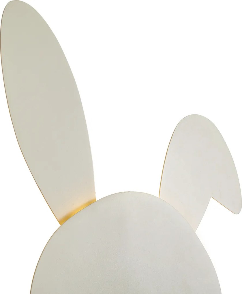 Lampada da parete per bambini beige con LED dimmerabile a 3 livelli - Benny the Bunny