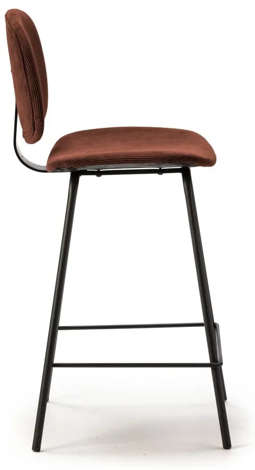 Set di 2 sgabelli da bar bordeaux (altezza seduta 64 cm) Arus - Marckeric