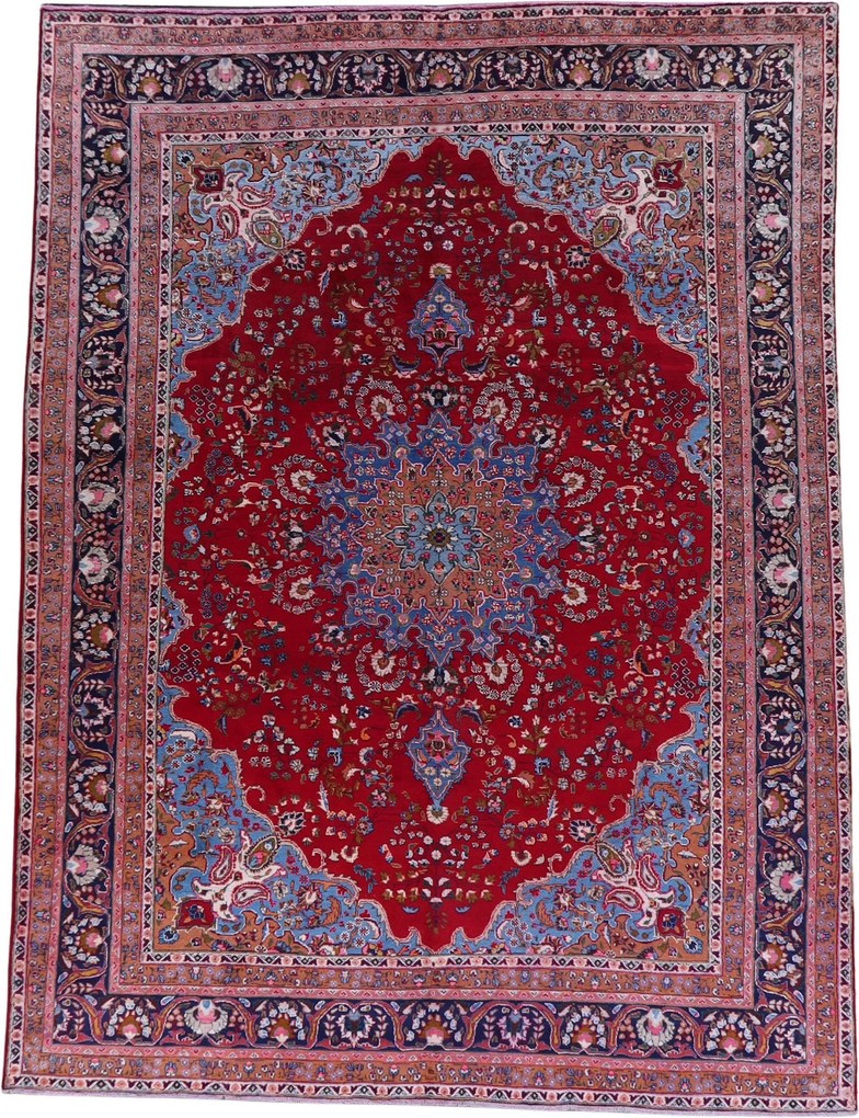 Tabriz Tappeto 290 x 380 (Iran) Annodato A Mano