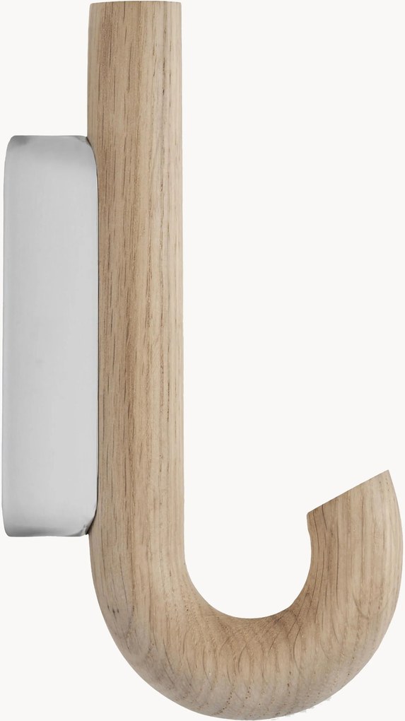 Gancio da parete in legno di quercia Umbrella, in diverse dimensioni