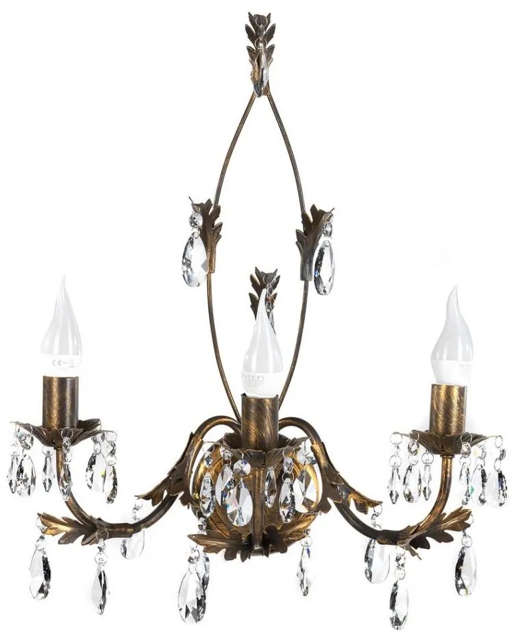 ONLI - Applique TERESA 3xE14/6W/230V bronzo