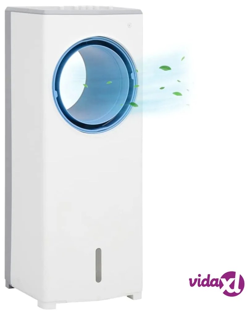 vidaXL Condizionatore Portatile 3 in 1 Bianco 264x255x680 mm 80 W