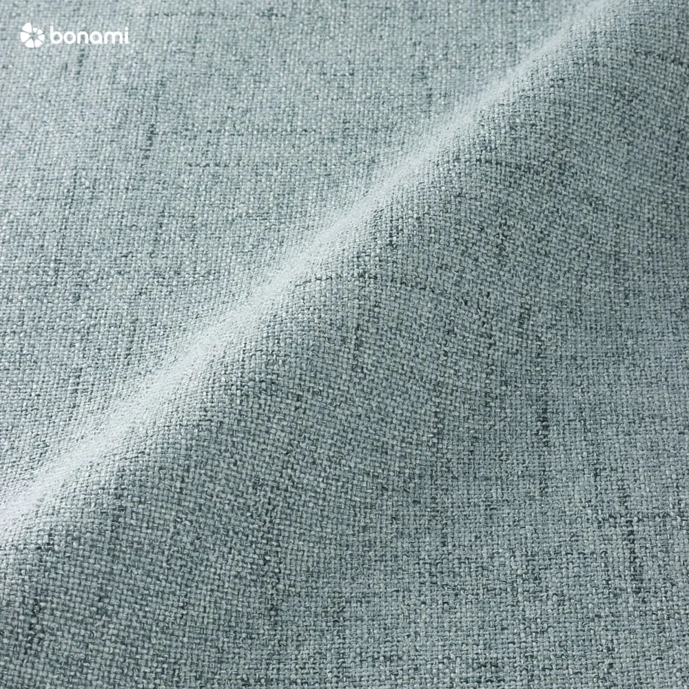 Divano letto a U azzurro, angolo sinistro Charming Charlie - Miuform