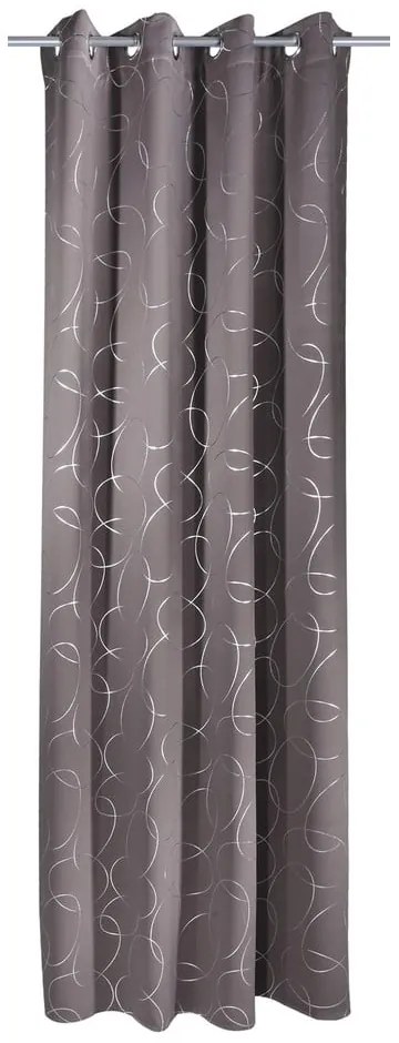 Tenda grigio scuro 135x245 cm Circles – Sehlbach