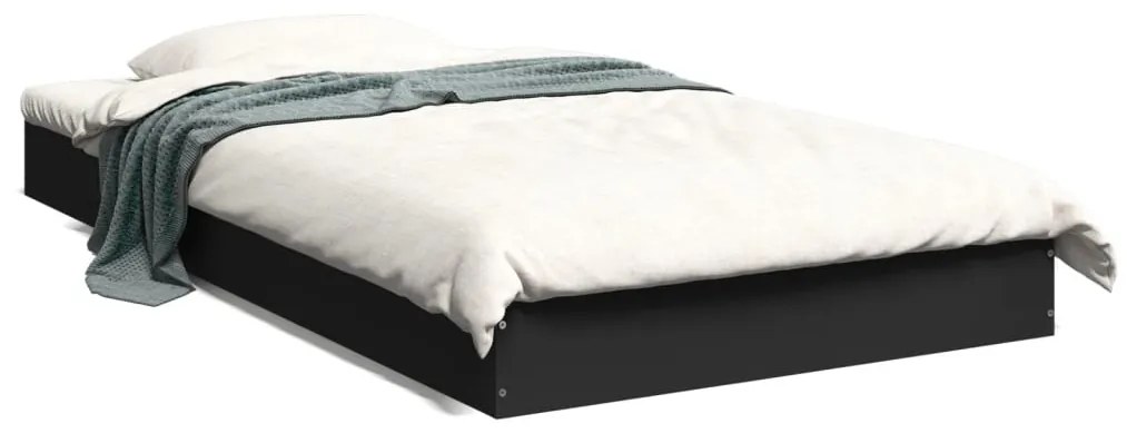 Giroletto Nero 90x190 Cm İn Legno Multistrato /