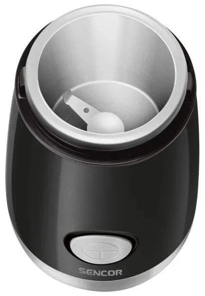 Sencor - Macinacaffè elettrico in grani 60 g 150W/230V nero/cromo