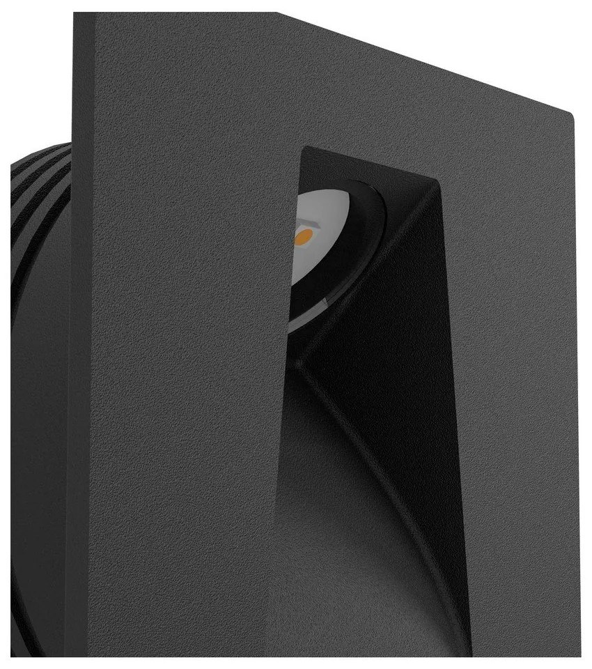 Lampada da parete LED nera MECINOS – EGLO