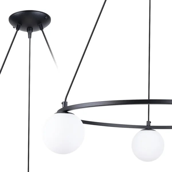 Sollux SL.1213 - Lampadario a sospensione con filo YOLI 3xG9/8W/230V nero