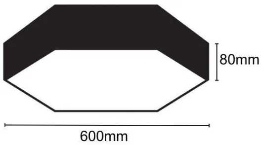 Plafoniera LED LED/40W/230V 4000K diametro 60 cm