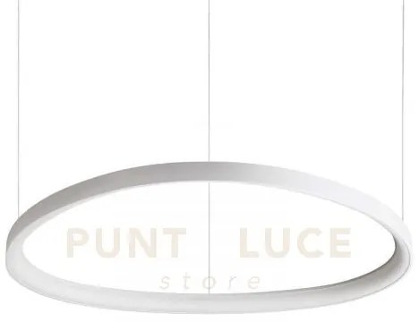 Gemini sospensione led 56 w on-off 6300 lm 3000 k bianco 81cm