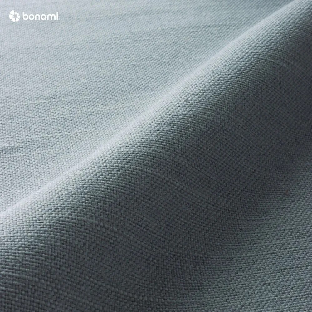 Letto matrimoniale imbottito azzurro con contenitore con rete inclusa 180x200 cm Lotte – Meise Möbel