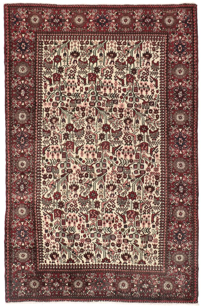 Hamedan Tappeto persiano 140 x 220 (Iran) Annodato A Mano