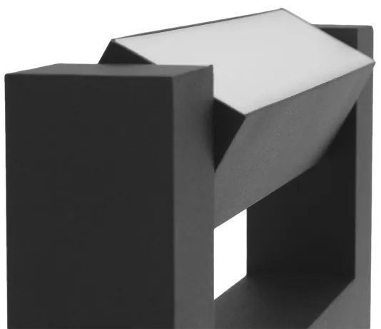 Applique a LED da esterno 2xLED/4W/230V IP54 30 cm nero