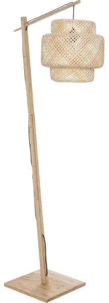 Atmosphera - Lampada con piedistallo LIBY 1xE27/40W/230V bambù