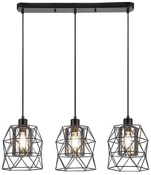 Rabalux 72113 - Lampadario a cavo EMRYS 3xE27/40W/230V