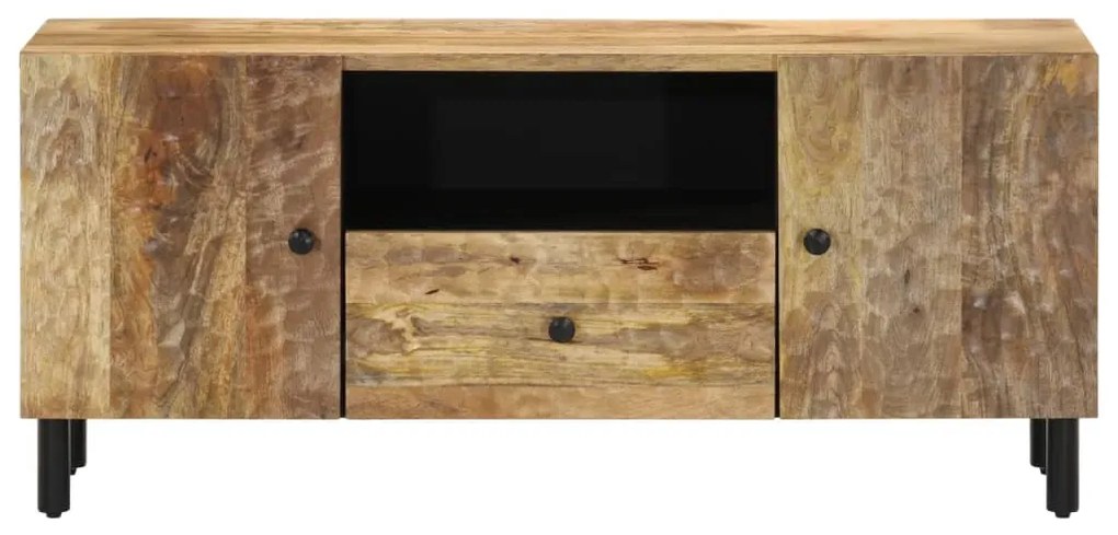 Mobile porta tv 105x33x46cm in legno massello di mango
