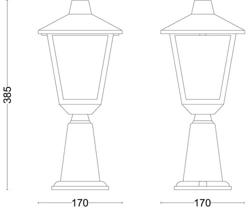 Philips - Lampada da esterno KINNO 1xE27/25W/230V IP44